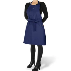 DutchDeluxes Tekstiler Til Køkkenet<5 Pocket Slim Fit Apron Dark Blue
