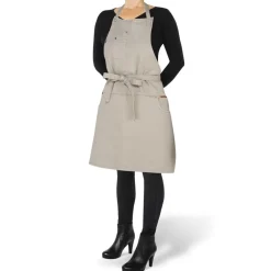 DutchDeluxes Tekstiler Til Køkkenet<5 Pocket Slim Fit Apron Grey-Green