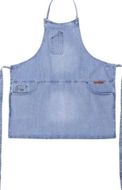 DutchDeluxes Tekstiler Til Køkkenet<5 Pocket Slim Fit Apron Washed Indigo