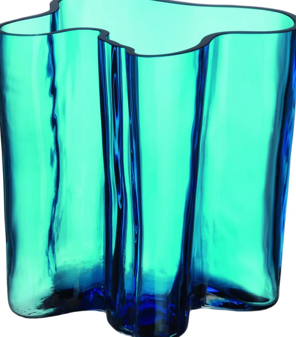 Iittala Vaser & Urtepotteskjulere<Aalto vase 200mm turkis