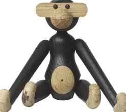 Kay Bojesen Figurer & Skulpturer<Abe mini mørk bejdset eg