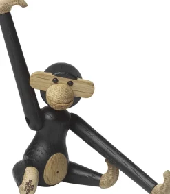 Kay Bojesen Figurer & Skulpturer<Abe mini mørk bejdset eg