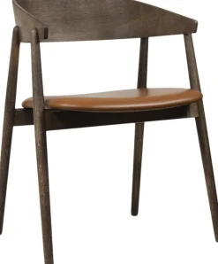 Andersen - Furniture Møbler<AC2 armchair, Smoked oak, Leather Cognac