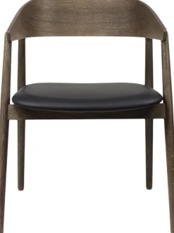Andersen - Furniture Møbler<AC2 armchair, Smoked oak, Leather Black
