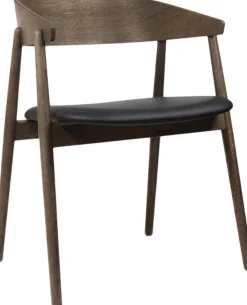 Andersen - Furniture Møbler<AC2 armchair, Smoked oak, Leather Black