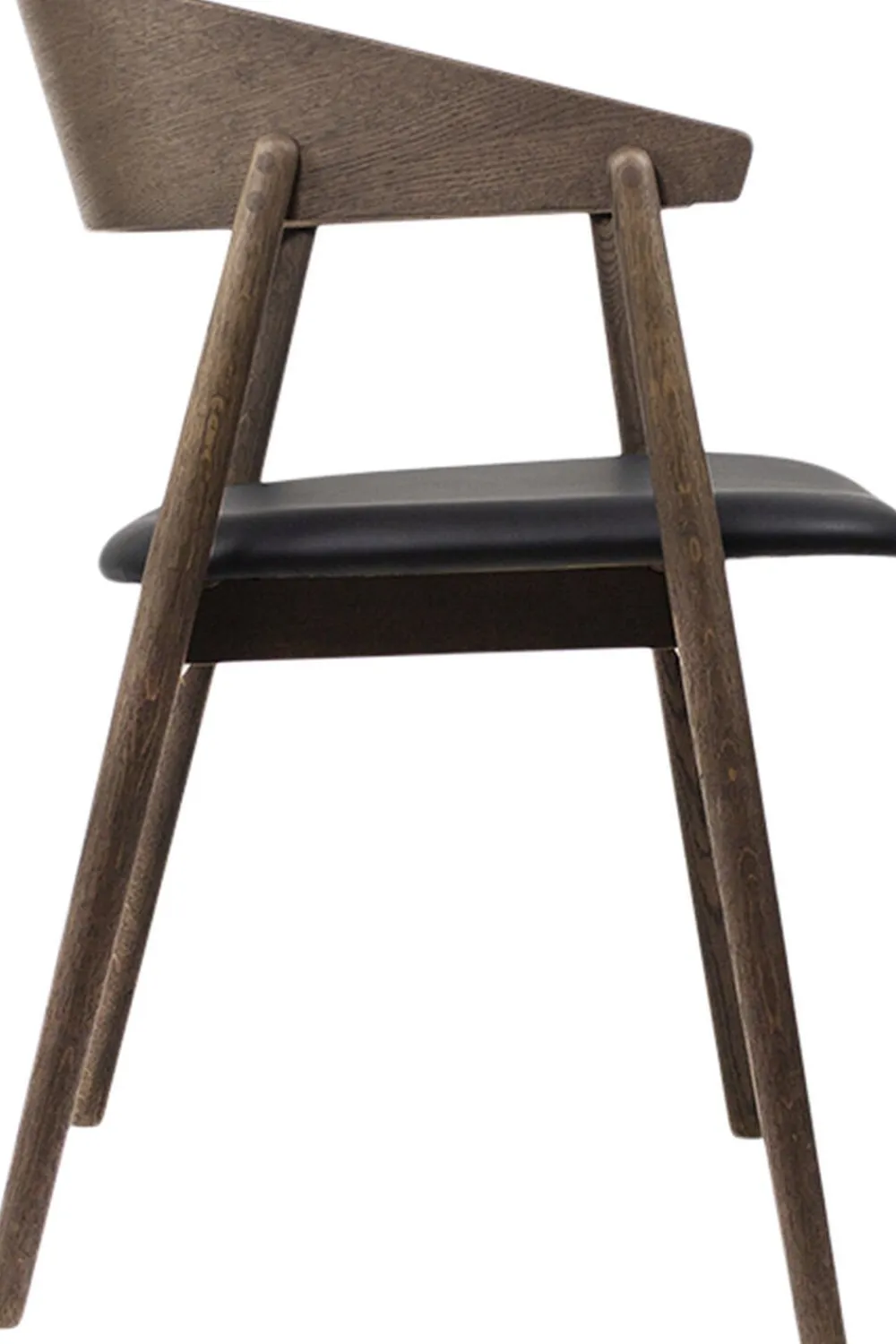 Andersen - Furniture Møbler<AC2 armchair, Smoked oak, Leather Black