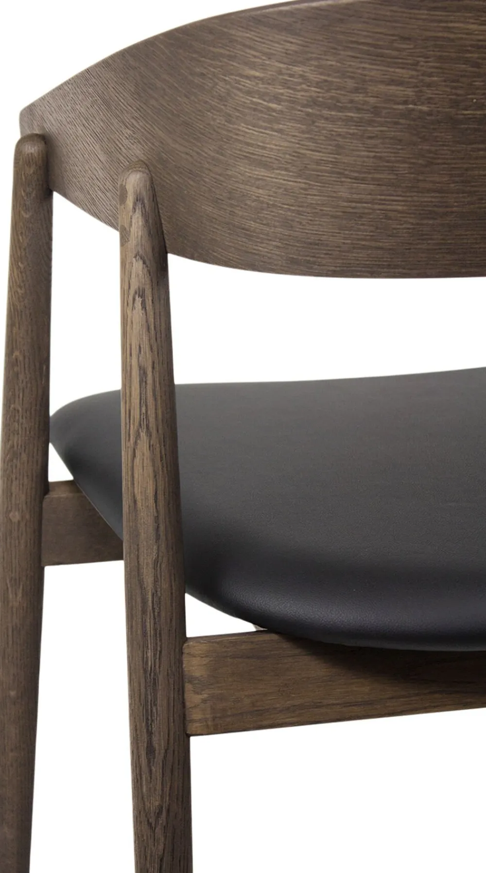 Andersen - Furniture Møbler<AC2 armchair, Smoked oak, Leather Black