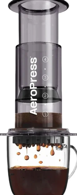 Aeropress Kaffe & Te<Clear Colors Black Coffee Press