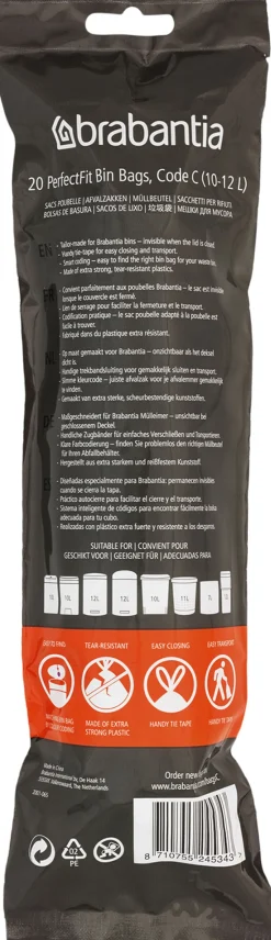 Brabantia Badeværelsestilbehør|Skraldespande<Affaldspose 12 ltr. 20 stk.