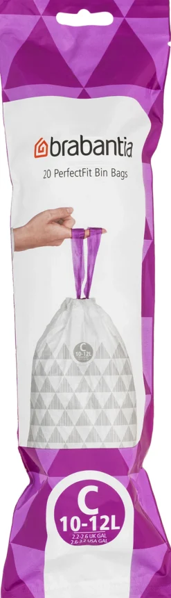 Brabantia Badeværelsestilbehør|Skraldespande<Affaldspose 12 ltr. 20 stk.
