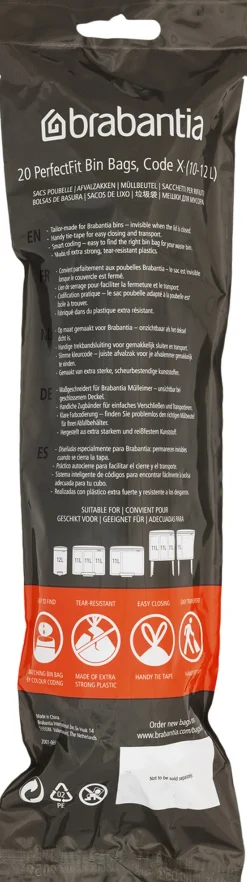 Brabantia Skraldespande<Affaldspose X 10-12 ltr.