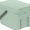 Brabantia Skraldespande<Affaldsspand m/låg sort. kon. 6 ltr