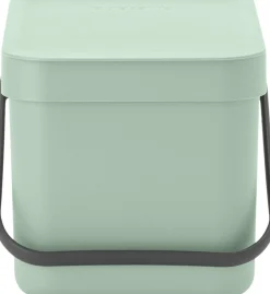Brabantia Skraldespande<Affaldsspand m/låg sort. kon. 6 ltr