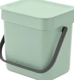 Brabantia Skraldespande<Affaldsspand m/låg sort. kon. 3 ltr