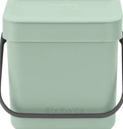Brabantia Skraldespande<Affaldsspand m/låg sort. kon. 3 ltr