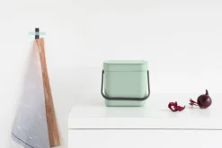 Brabantia Skraldespande<Affaldsspand m/låg sort. kon. 3 ltr