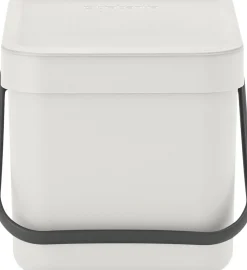 Brabantia Skraldespande<Affaldsspand m/låg sort. kon. 6 ltr