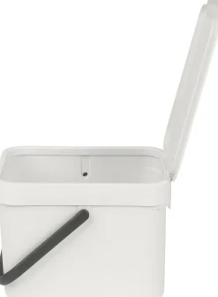Brabantia Skraldespande<Affaldsspand m/låg sort. kon. 6 ltr