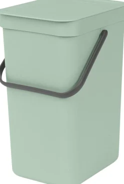 Brabantia Skraldespande<Affaldsspand m/låg sort.kon. 12 ltr