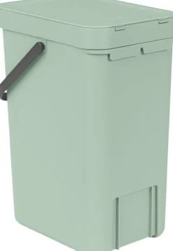 Brabantia Skraldespande<Affaldsspand m/låg sort.kon. 12 ltr