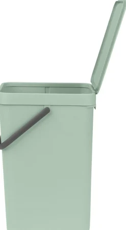 Brabantia Skraldespande<Affaldsspand m/låg sort.kon. 16 ltr