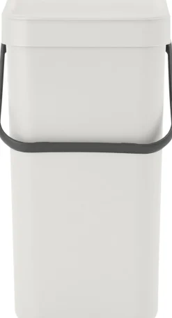Brabantia Skraldespande<Affaldsspand m/låg sort.kon. 12 ltr