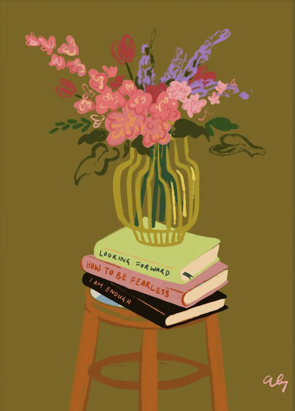 Poster & Frame Plakater & Rammer<Affordable Art Prints x Arty Guava - Floral Vase Flerfarvet