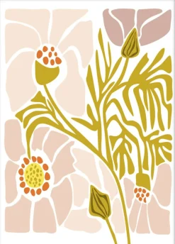 Poster & Frame Plakater & Rammer<Affordable Art Prints x Annick - Soft Pink Flower Flerfarvet