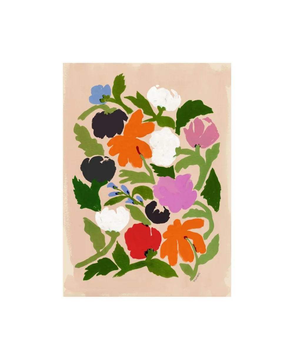 Poster & Frame Plakater & Rammer<Affordable Art Prints x Megan Galante - Vibrant Floral Abstract Flower Flerfarvet