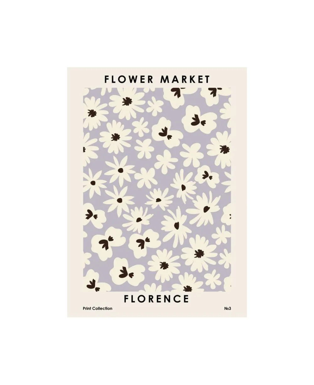 Poster & Frame Plakater & Rammer<Affordable Art Prints x NKTN - Flower Market Florence Flerfarvet