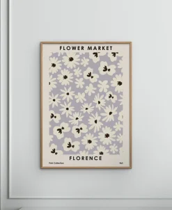 Poster & Frame Plakater & Rammer<Affordable Art Prints x NKTN - Flower Market Florence Flerfarvet