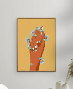 Poster & Frame Plakater & Rammer<Affordable Art Prints x Sannel Larson - Flower Fist Flerfarvet