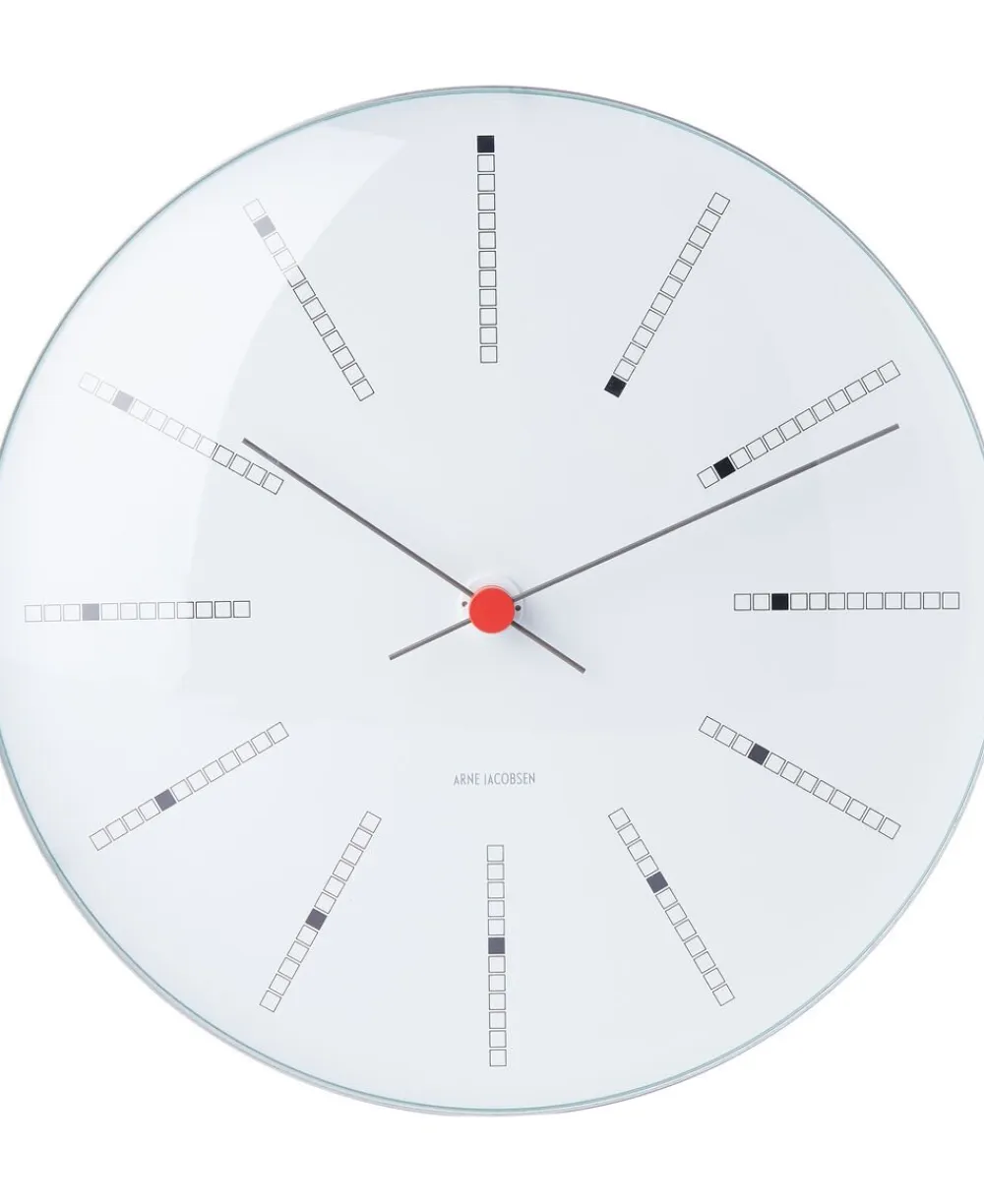 Arne Jacobsen Clocks Ure & Vejrstationer<AJ bankers væg-ur 29 cm.