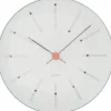 Arne Jacobsen Clocks Ure & Vejrstationer<AJ bankers væg-ur 21 cm.