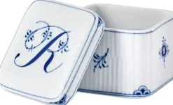 Royal Copenhagen Opbevaring<Alfabet bonbonniere, R, 13 cl