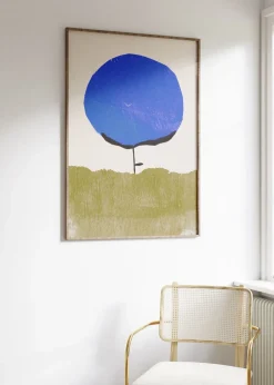 Poster & Frame Plakater & Rammer<Alisa Galitsyna - Blue Flower Flerfarvet