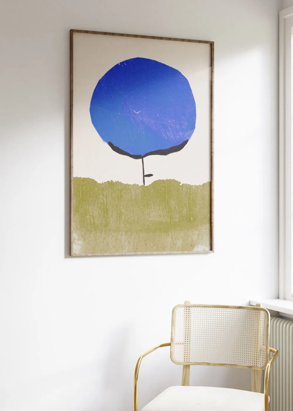 Poster & Frame Plakater & Rammer<Alisa Galitsyna - Blue Flower Flerfarvet