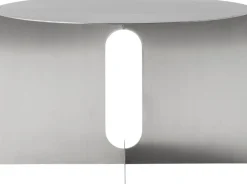 Audo Copenhagen Møbler<Androgyne Side Table, H38, Steel Base, Brushed Steel