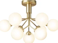Nuura Loftlamper<Apiales 9 Ceiling Brass / opal