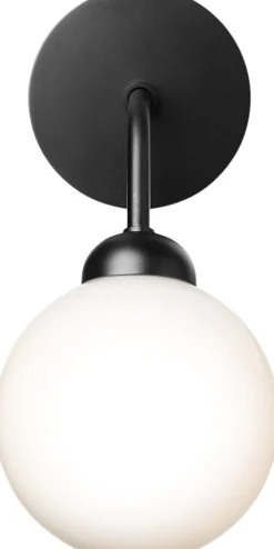Nuura Væglamper<Apiales Wall, satin black / opal