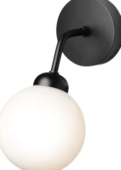 Nuura Væglamper<Apiales Wall, satin black / opal