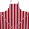 Magasin du Nord Collection Tekstiler Til Køkkenet|Juletekstiler<Apron 105x100 cm Birk - Stripe dark red