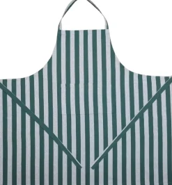 Magasin du Nord Collection Tekstiler Til Køkkenet<Apron 105x100 cm Birk - Stripe dark green