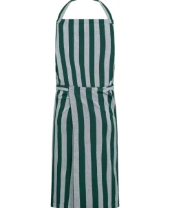 Magasin du Nord Collection Tekstiler Til Køkkenet<Apron 105x100 cm Birk - Stripe dark green