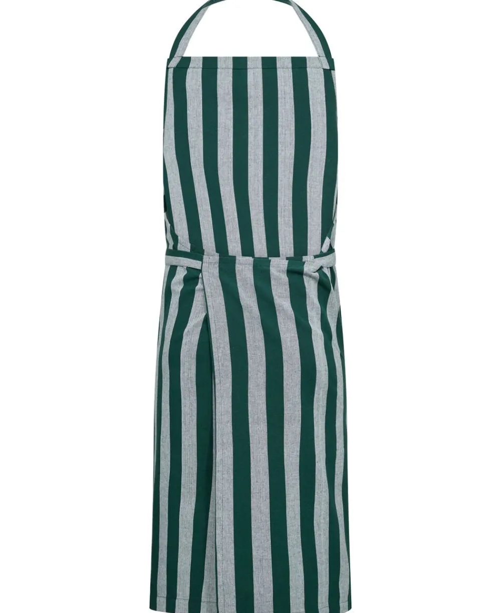 Magasin du Nord Collection Tekstiler Til Køkkenet<Apron 105x100 cm Birk - Stripe dark green