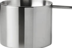 Stelton Kontorartikler<Arne Jacobsen vippeaskebæger H 8 cm steel