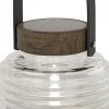 Sirius Lanterner<Aston Solar Krukke, Ø14xH16cm, Sort/Brun