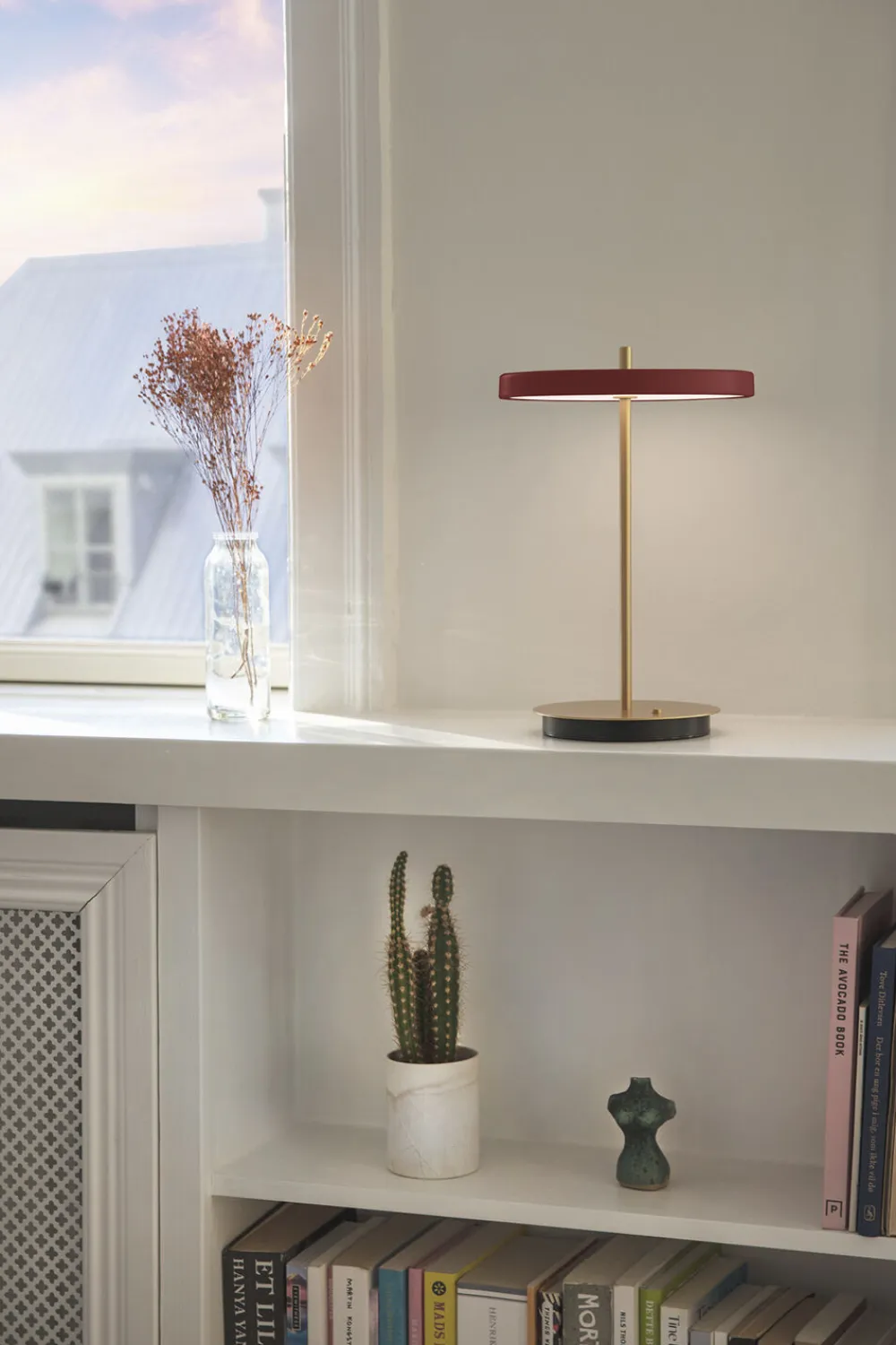 UMAGE Trådløse Lamper<Ateria Move Portable Table Lamp Ruby red