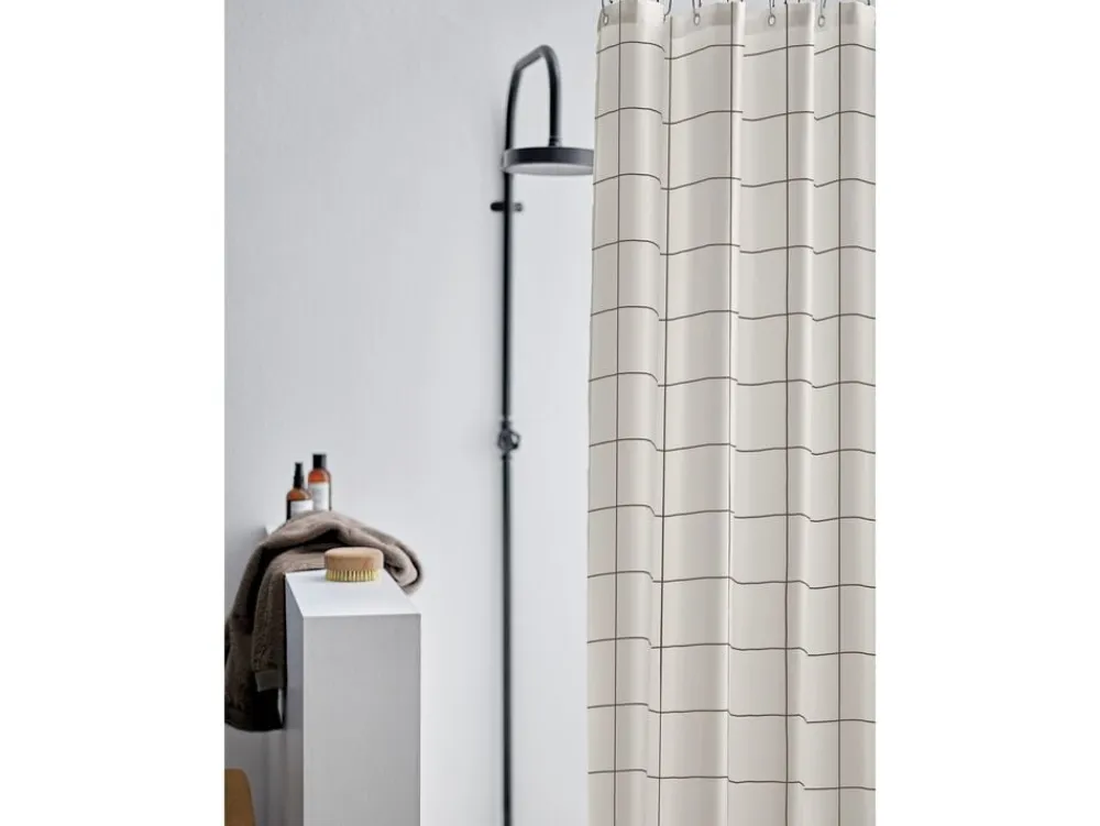 Södahl Badeforhæng<Badeforhæng 180x200 Vista Offwhite