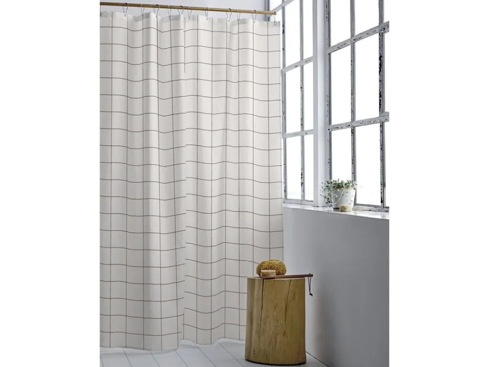Södahl Badeforhæng<Badeforhæng 180x200 Vista Offwhite